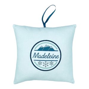 COUSSIN DE MÉDAILLES MONTAGNES PERSONNALISABLE