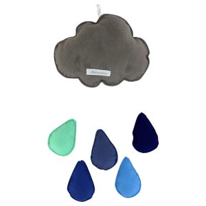 MOBILE NUAGE ET GOUTTES PERSONNALISABLE