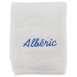 SERVIETTE DE TOILETTE ALPHA PERSONNALISABLE