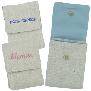 PORTE-CARTES PERSONNALISABLE
