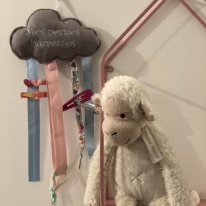 NUAGE À BARRETTES PERSONNALISABLE