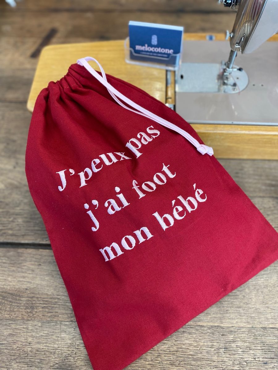 Pochette Fourre Tout personnalisé — typographie Classique
