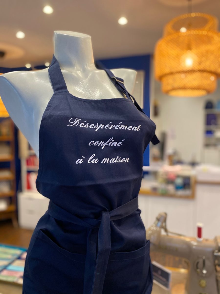 Tablier De Cuisine personnalisé — typographie Anglaise